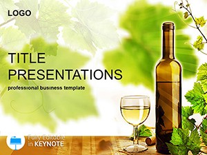 Wine tasting Keynote templates