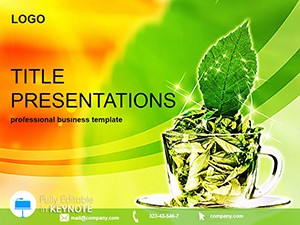 Tea sorts and Production Keynote template
