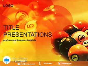 Presentations with the Ultimate 9-Ball Billiards Keynote Template