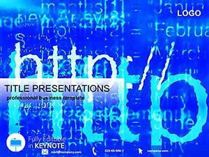 Web Search Keynote Template Presentation
