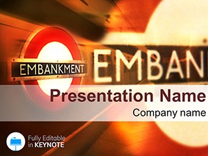 Embankment Underground Station Keynote Template