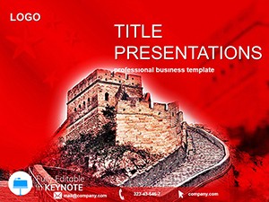 Great Wall of China Keynote Template for Presentation