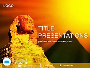 Enigmas of Egypt Keynote template for Travel Presentations