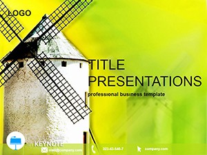 Windmills of Spain Keynote Template for Presentations