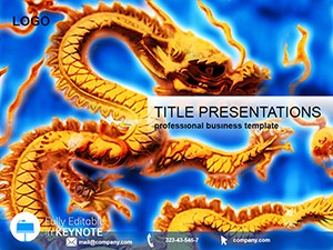 Symbolic Chinese Dragons Keynote Presentation Template