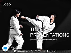 Karate school Keynote Template