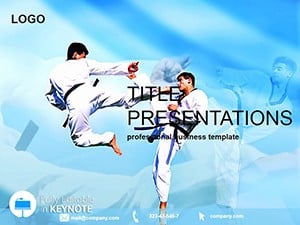 Taekwondo training Keynote Template