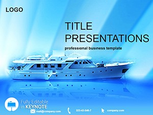 Cruise ships Keynote Template