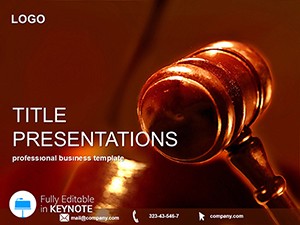 Legal system Keynote Template