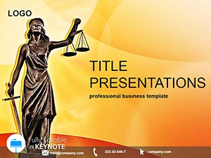 Law justice Keynote Template