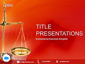 Jurisprudence Keynote Template for Presentation