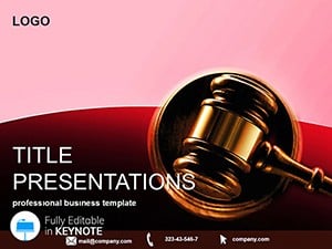 Law cases Keynote Template