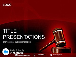 Law and Justice Keynote Template