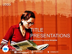 Library Resource Keynote Template for Presentations