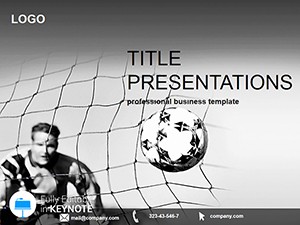 Soccer sport Keynote Template