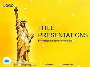 Statue of Liberty Keynote Presentation Template