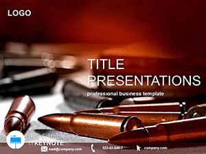Ammunition Makes Keynote Template for Presentations