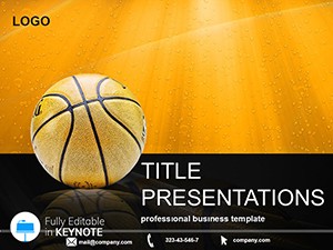 Sports Ball Keynote Template for Presentation