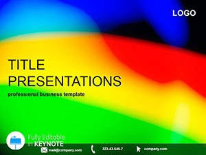 Three Colors Rainbow Keynote Themes