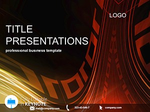 Abstract Road Conditions Keynote Template - Presentations