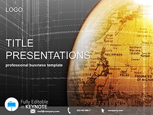 Earth geographical Globe Keynote themes