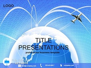 Flights Keynote template Presentation