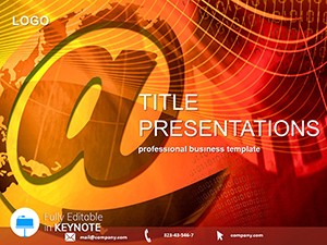 E-Mail Keynote Template for Presentations