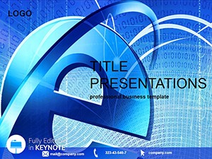 Internet Keynote themes Presentation template