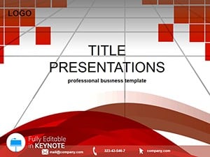 Wave Accounting Keynote template and Themes