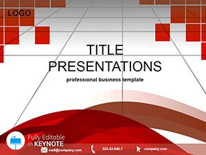 Wave Accounting Keynote template, Abstract Presentation Themes and Diagrams