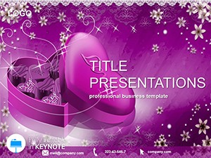 Gift Valentine Day Keynote Template for Presentations