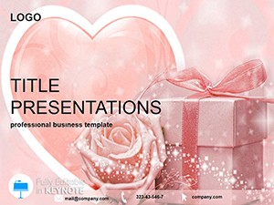 Background Gift and Heart Keynote Presentation