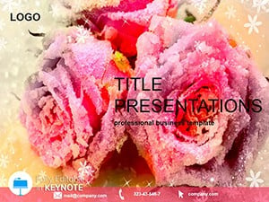 Roses Keynote template and themes