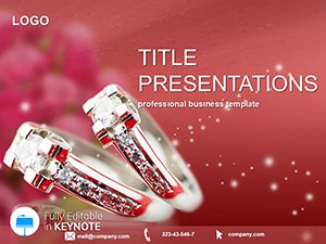 Wedding Rings Keynote themes and template