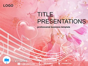 Romantic Songs Keynote themes and Template