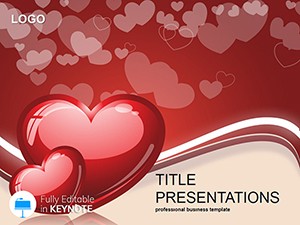 Heart on Valentines Day: Keynote Template | Designs, Infographics, Themes