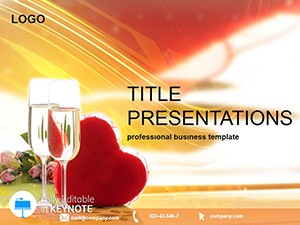 Romantic Date template for Keynote presentation