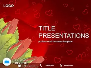Flowers and Love Keynote Template for Presentation
