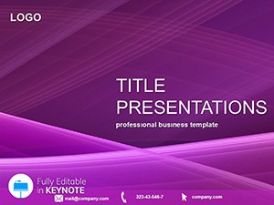 Purple Background Keynote theme