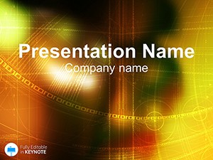Diffuse Color Abstract Keynote Template: Presentation