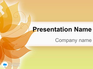 Greetings flower Keynote themes