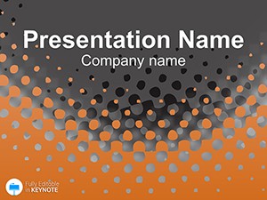 Orange and Black grains Keynote Themes