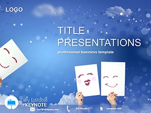 Images of Facial Expressions Keynote Template - Download Free