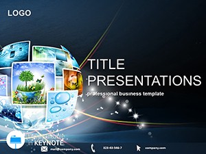 Stock Photos Dark Keynote theme