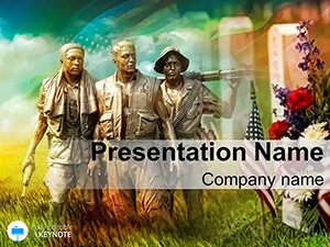 Memorial Day Keynote Theme Template - Design and Background