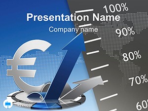 Euro exchange Rate Keynote theme - template