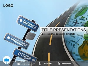 Free Business Trend Analysis Keynote template