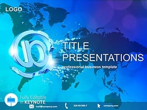 International Business Email Keynote Template: Presentations