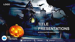 House for Halloween Keynote Template: Presentations Themes