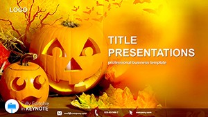 Symbols of Halloween templates: Keynote Themes